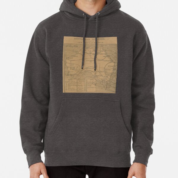 Australian Weather Map 2 May 1916 Pullover Hoodie