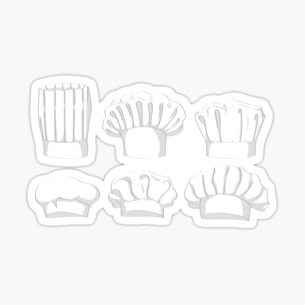 Eat Hat Stickers Redbubble - sushi chef hat roblox