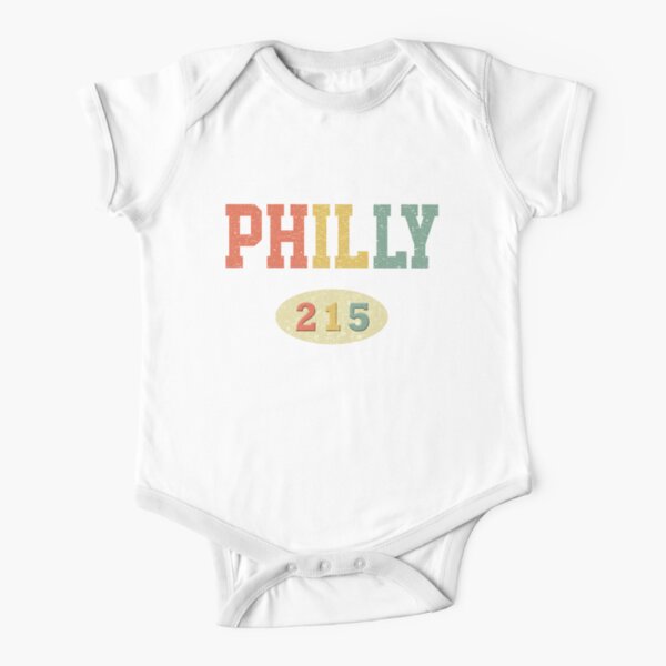 Philly 215 Area Code Baby One Piece By Sillerioustees Redbubble