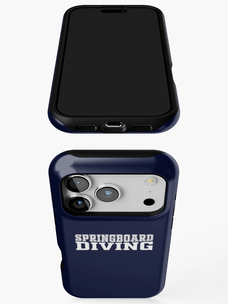 Thumbnail 3 of 4, iPhone Case, Springboard Diving designed and sold by Vectorqueen.