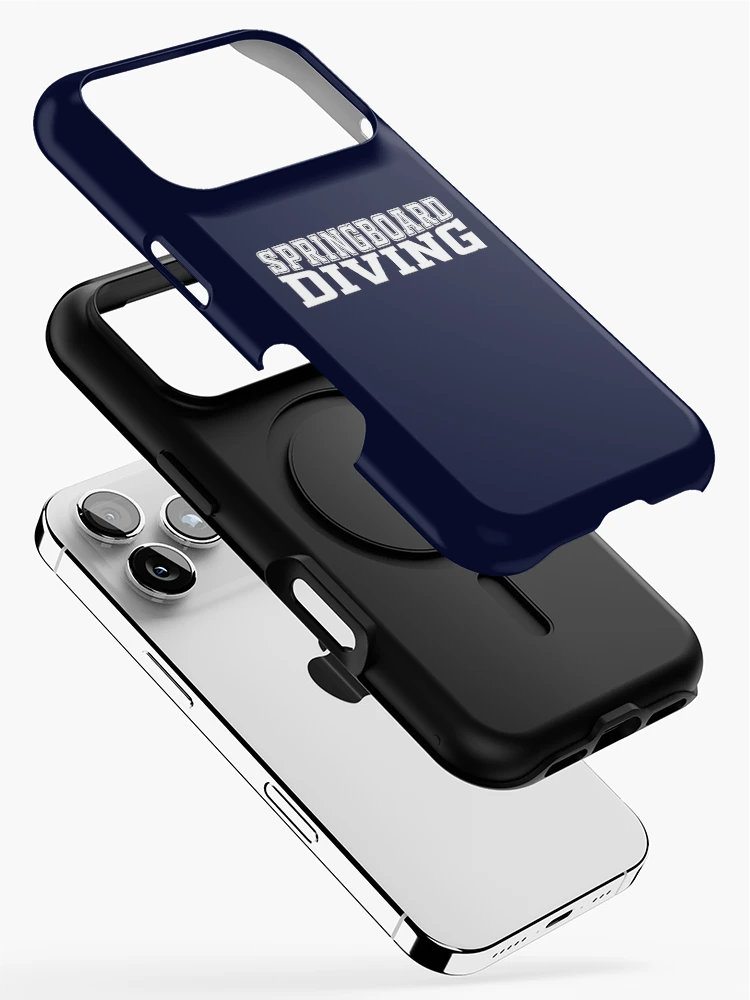 Thumbnail 2 of 4, iPhone Case, Springboard Diving designed and sold by Vectorqueen.