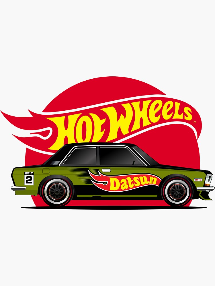 Hot Wheel Datsun Sticker for Sale by FaizalPeyjal