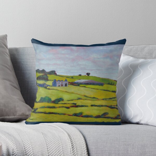 Ruined House, Ireland Throw Pillow