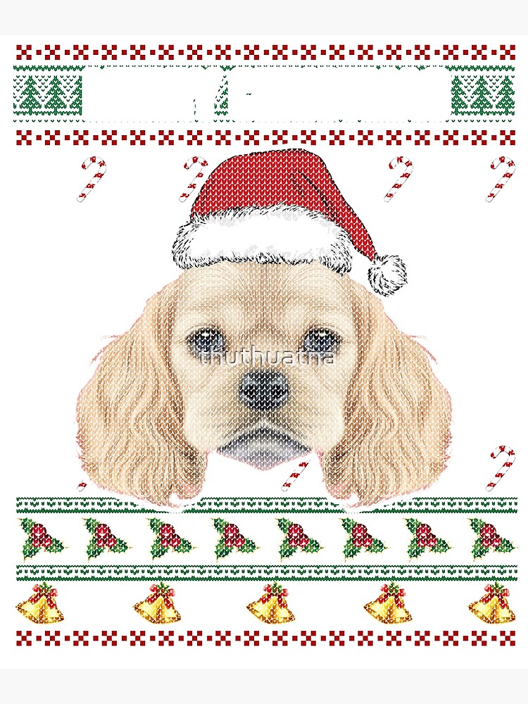 cocker spaniel christmas sweater