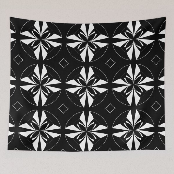 Item preview, Monochrome Geometric Lattice designed and sold by ianearthcore.