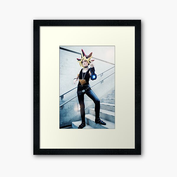 Yami Yugi - It's time to duel Framed Art Print