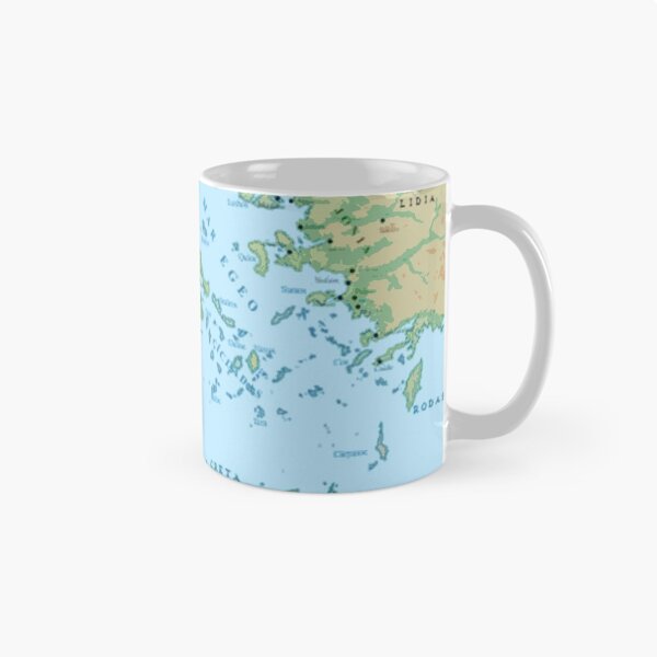 Item preview, Greece Map designed and sold by AsKartongs.