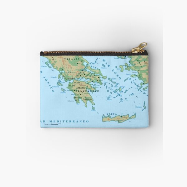 Item preview, Greece Map designed and sold by AsKartongs.