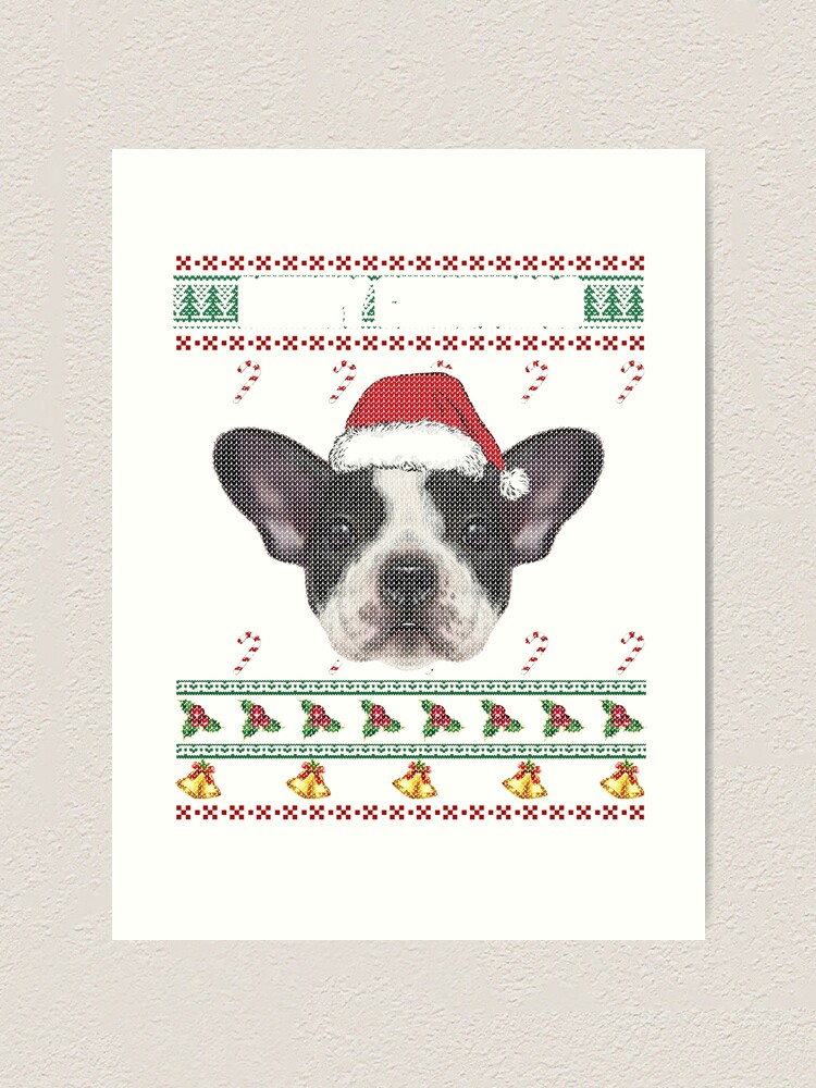 french bulldog ugly christmas sweater