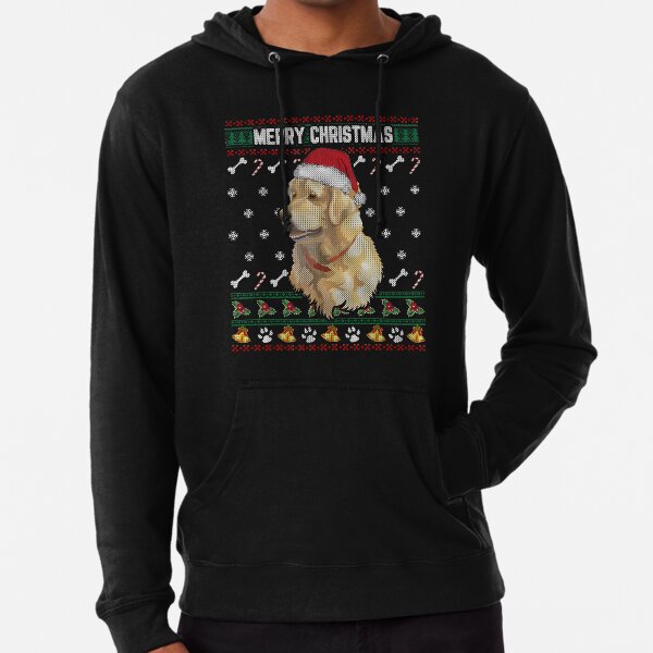 Best Golden Retriever Mom Ever Ugly Christmas Sweater Style Adult Hoodie