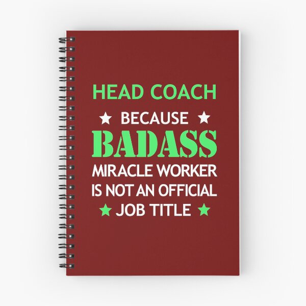 Item preview, Head Coach Badass Birthday Funny Christmas Cool Gift designed and sold by smily-tees.