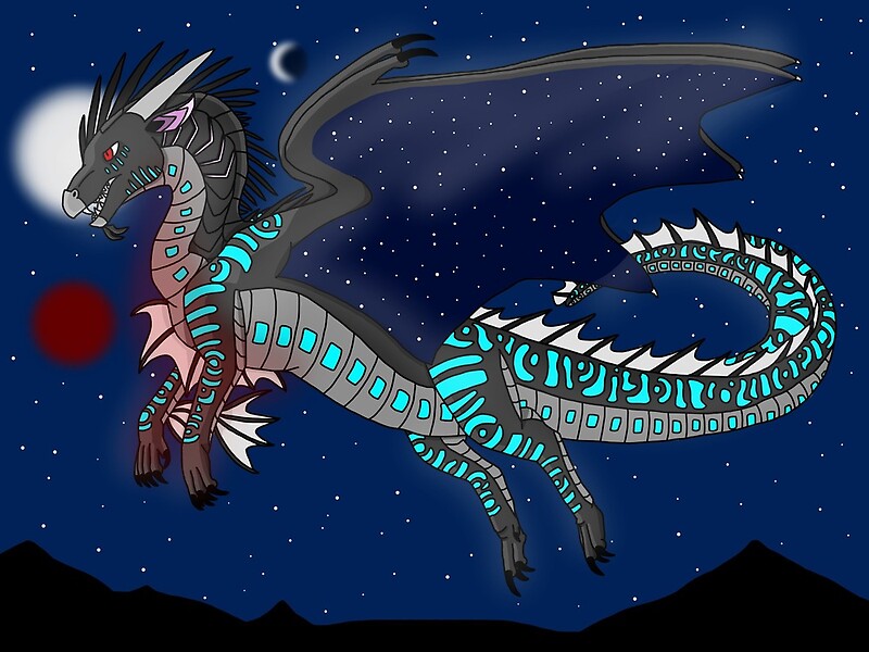 She is a NightWing/SeaWing hybrid, but also has traces of RainWing! • 