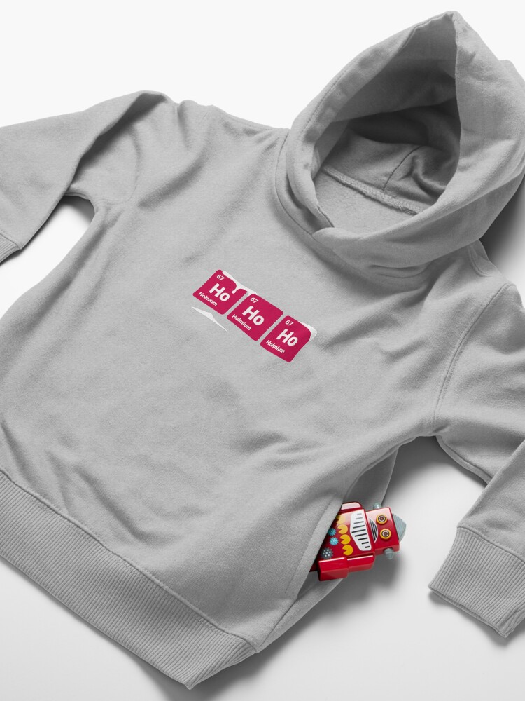 Alternate view of HoHoHo! Periodic Table Elements Toddler Pullover Hoodie