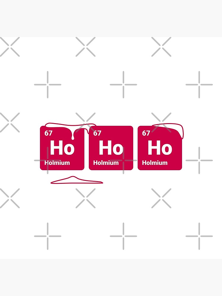 HoHoHo! Periodic Table Elements (Inverted) by science-gifts