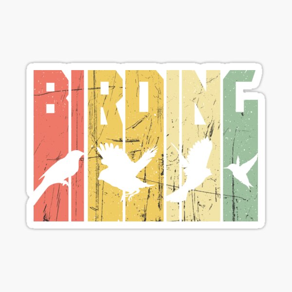 Item preview, Birding Vintage Colors Birdwatching Gift designed and sold by alenaz.