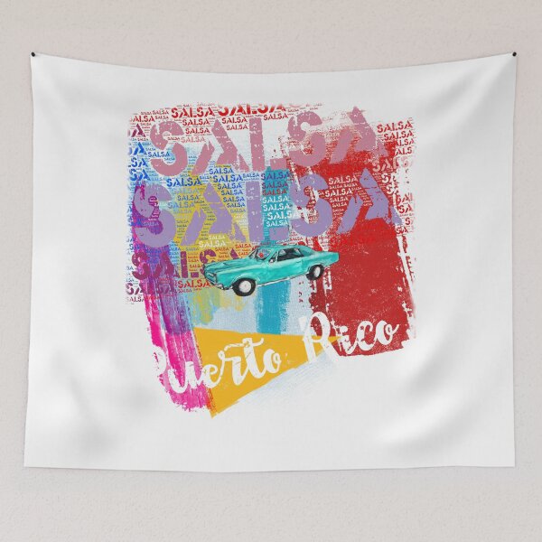 Item preview, Salsa Puerto Rico Oldtimer Car T-Shirt I Salseros dancewear designed and sold by Dubbra.