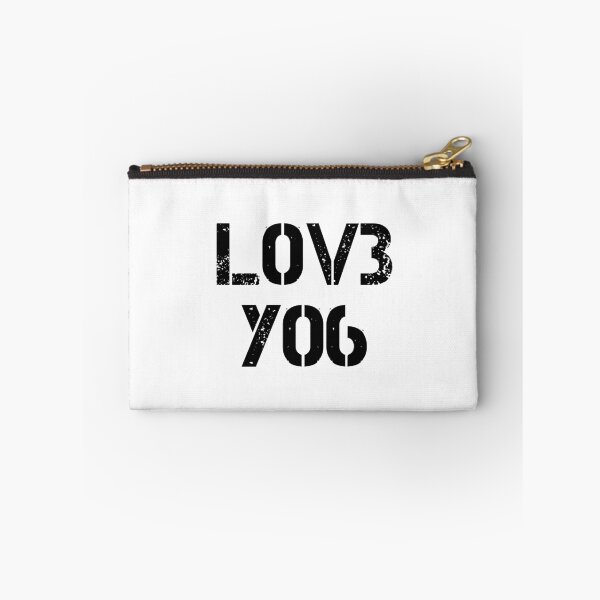 Item preview, Love you typography white pattern designed and sold by Kirill Berbetch.