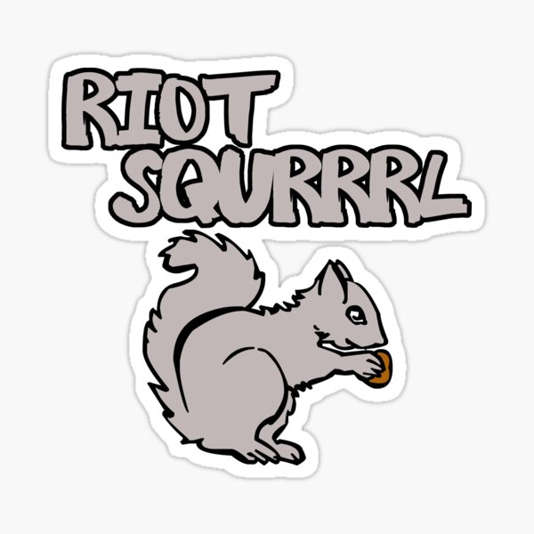 Artikel-Vorschau von Riot Squrrrl - Eichhörnchen, designt und verkauft von SerpentSkyArts.