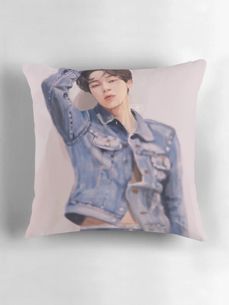 Thumbnail 3 of 4, Pillow, Jimin - Tear R version designed and sold by Rookitty7.