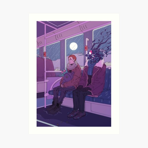 Last bus home Art Print