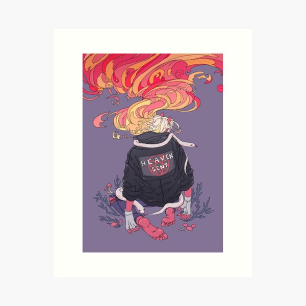 Cute Anime Fire Demon Poster for Sale by DustandMarbles