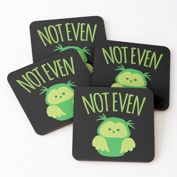 Item preview, NOT EVEN OWL (Kiwi New Zealand funny saying meaning not even AU) designed and sold by jazzydevil.