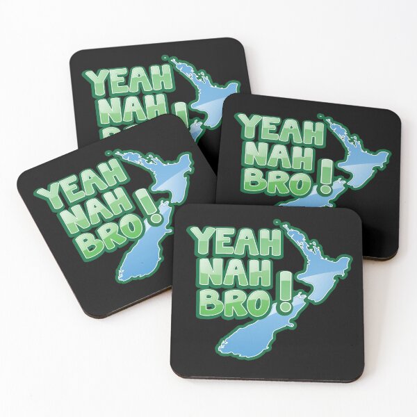 Item preview, YEAH NAH BRO! with New Zealand MAP designed and sold by jazzydevil.