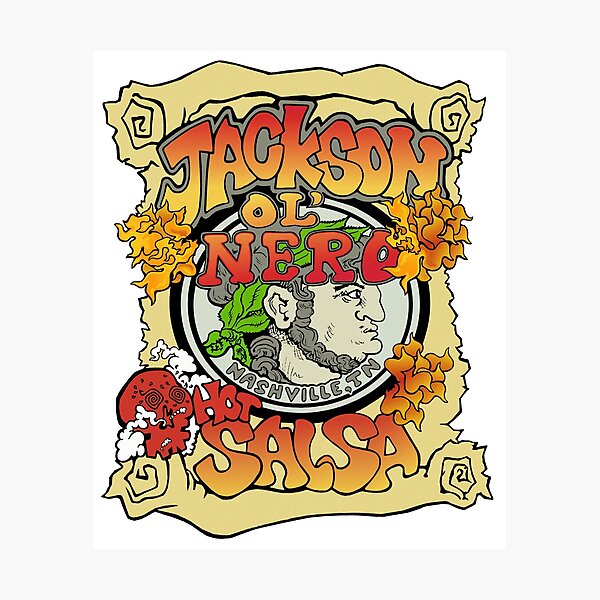 Item preview, Jackson Ol' Nero Hot Salsa Label designed and sold by Scott Van Orden.