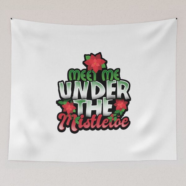 Item preview, christmas santa claus mistletoe designed and sold by cakal10.