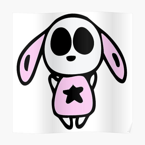 Cute Emo Posters Redbubble - emo bunnies roblox