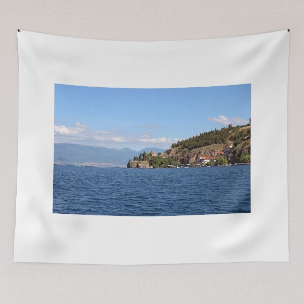 Item preview, Jovan Kaneo church Ohrid lake Macedonia landscape designed and sold by goceris.