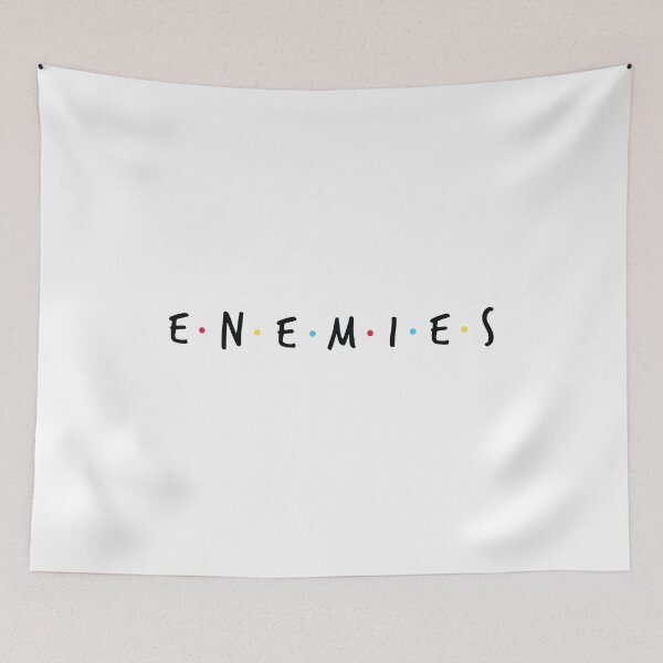 Item preview, E - N - E - M - I - E - S designed and sold by Justinian Matieu.
