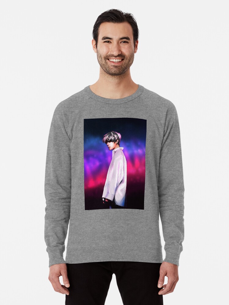 BTS V Taehyung DNA fanart Lightweight Sweatshirt