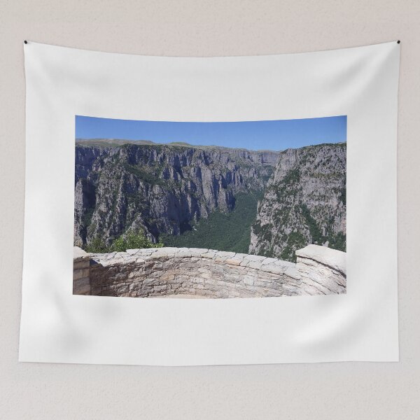 Item preview, viewpoint Vikos gorge landscape Zagoria Greece designed and sold by goceris.