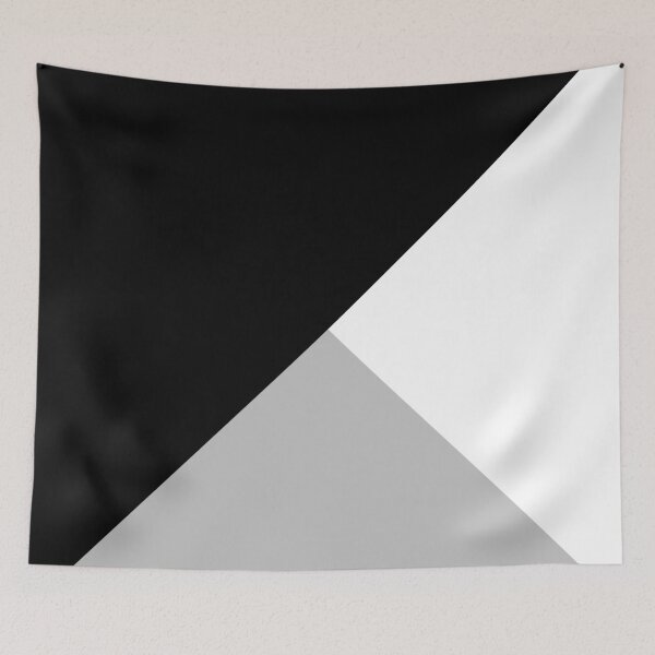 Item preview, Tricolor Black Silver Gray And White designed and sold by rewstudio.