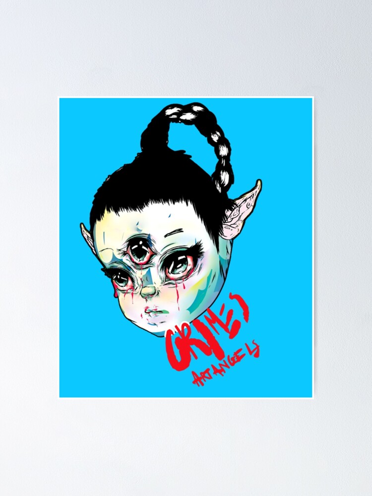 "GRIMES ART ANGELS" Poster by AbigailMinchew Redbubble