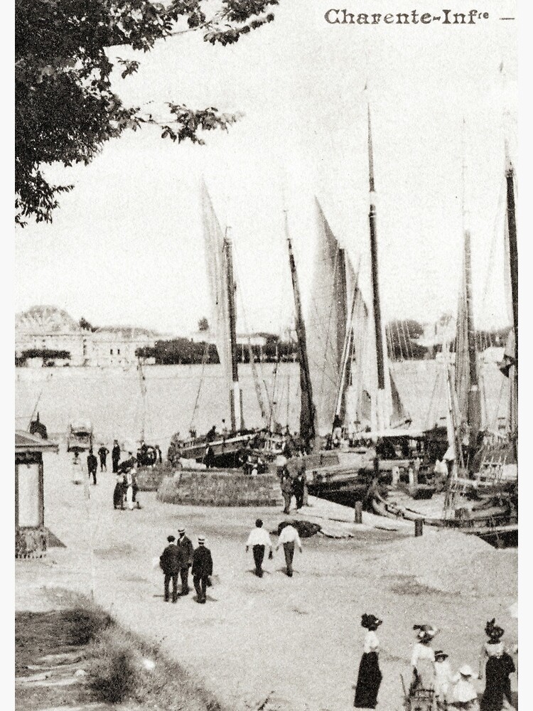 Aperçu 3 sur 3. Carnet avec l'œuvre Port de Royan, années 1900 créée et vendue par Richet.