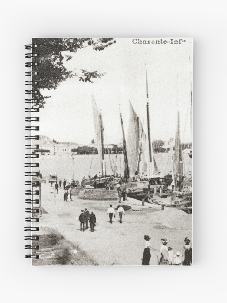 Aperçu 1 sur 3. Carnet avec l'œuvre Port de Royan, années 1900 créée et vendue par Richet.