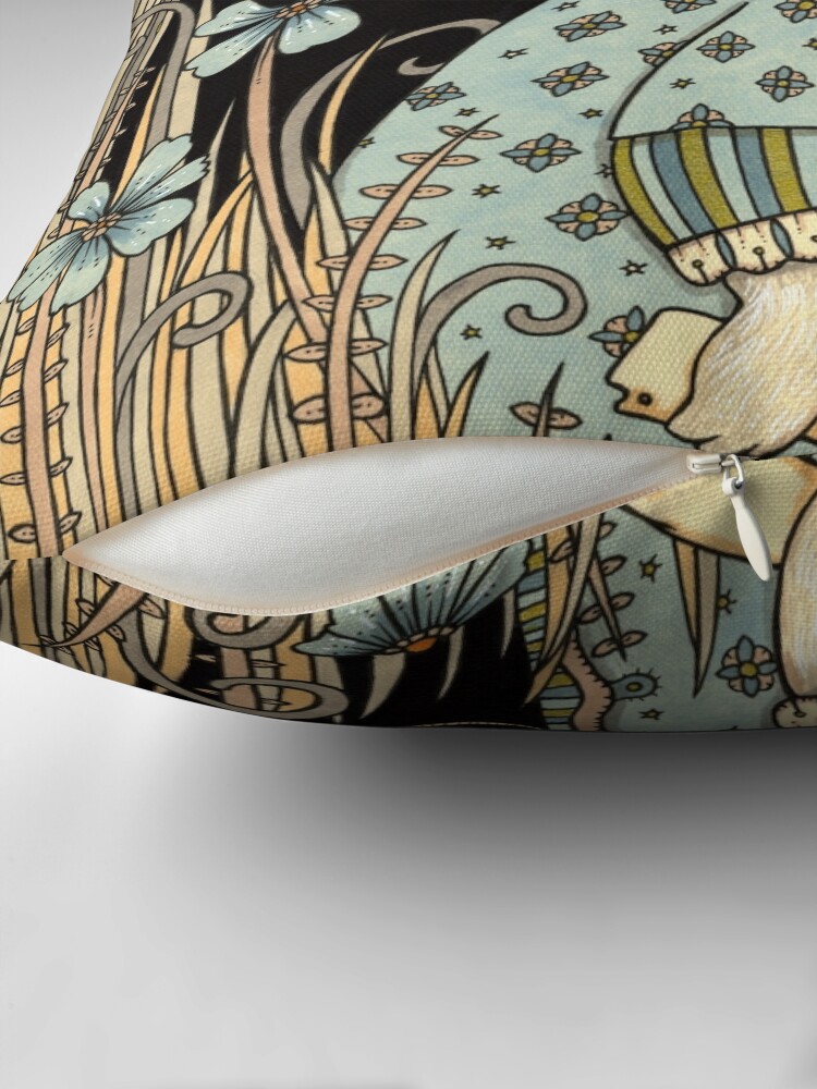Thumbnail 2 of 4, Pillow, How Long is Forever? designed and sold by AnitaInverarity.