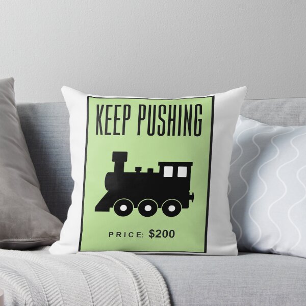 Item preview, Keep Pushing Monopoly Entrepreneur Motivation designed and sold by SuccessHunters.