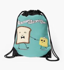 For Butter For Worse Drawstring Bag