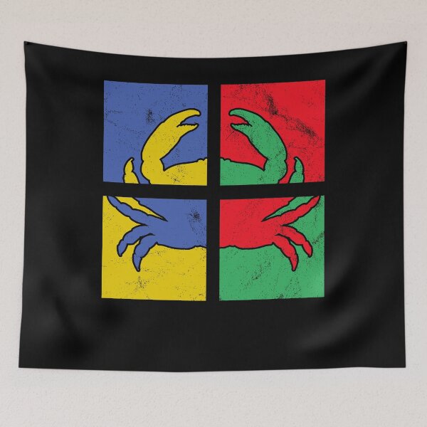Item preview, Crab Pop Art designed and sold by 4tomic.