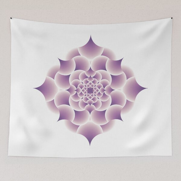 Item preview, Purple Abstract Flower designed and sold by bluemaggie.