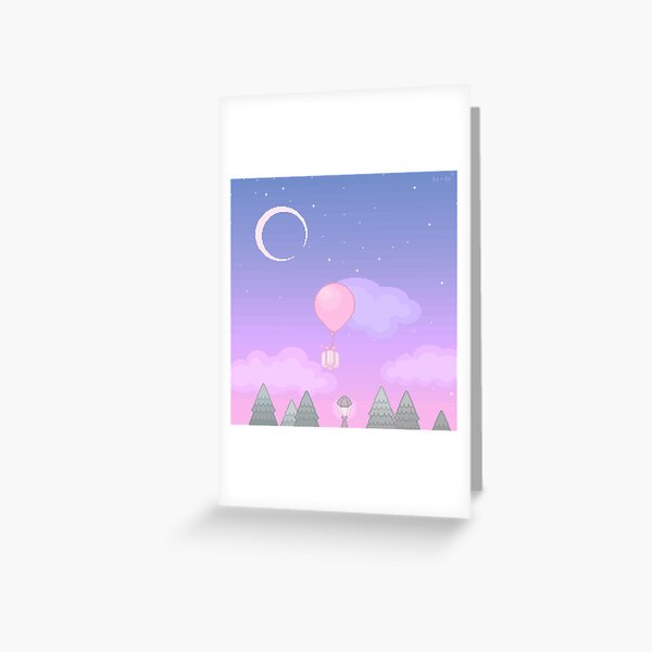 Animal Crossing Evening Greeting Card