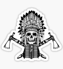 Skull Chief Sticker