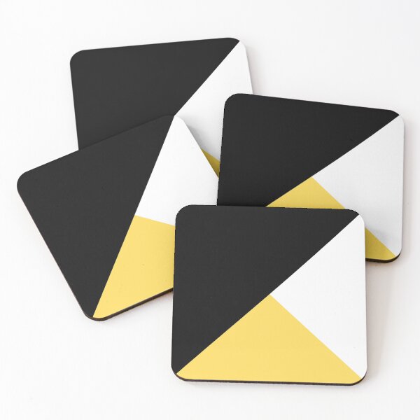Item preview, Tricolor Black Mustard Yellow And White designed and sold by rewstudio.