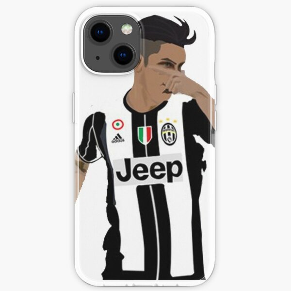 Paulo Dybala Mask Celebration Juventus Illustration Design Coque souple iPhone