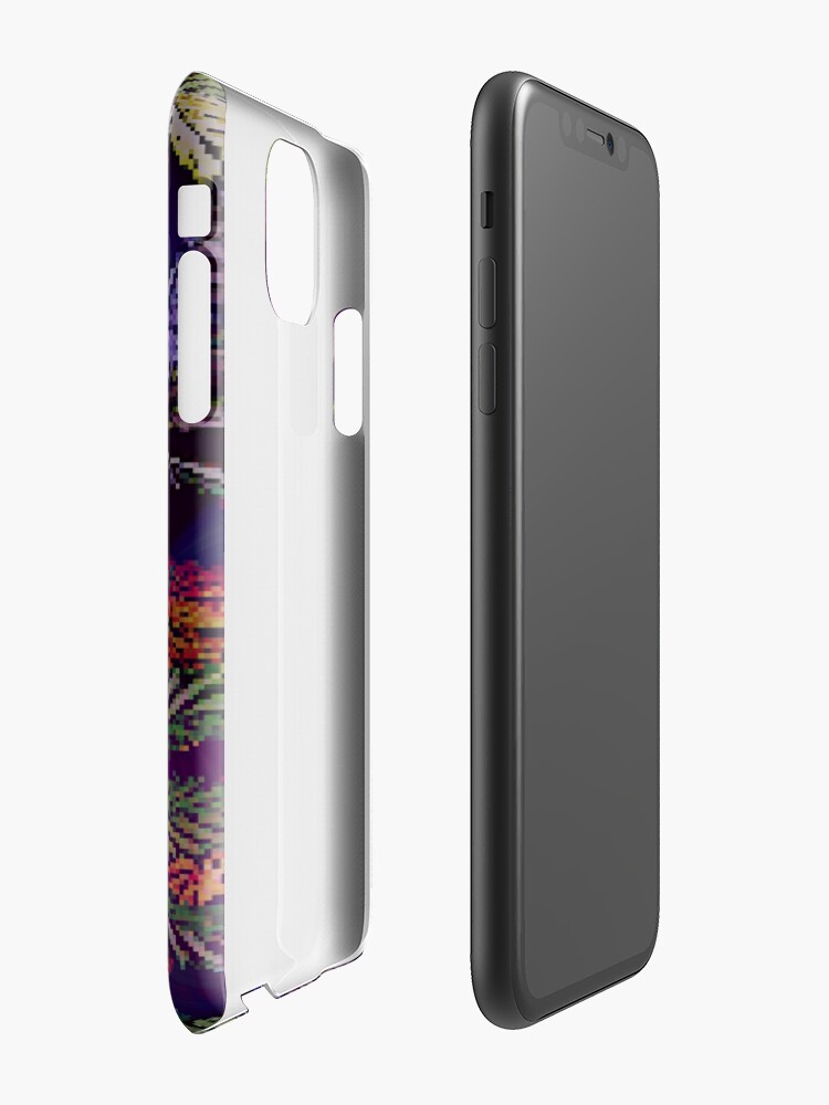 Alternate view of Psychedelic Marijuana Cannabis Leaves iPhone Case & Cover