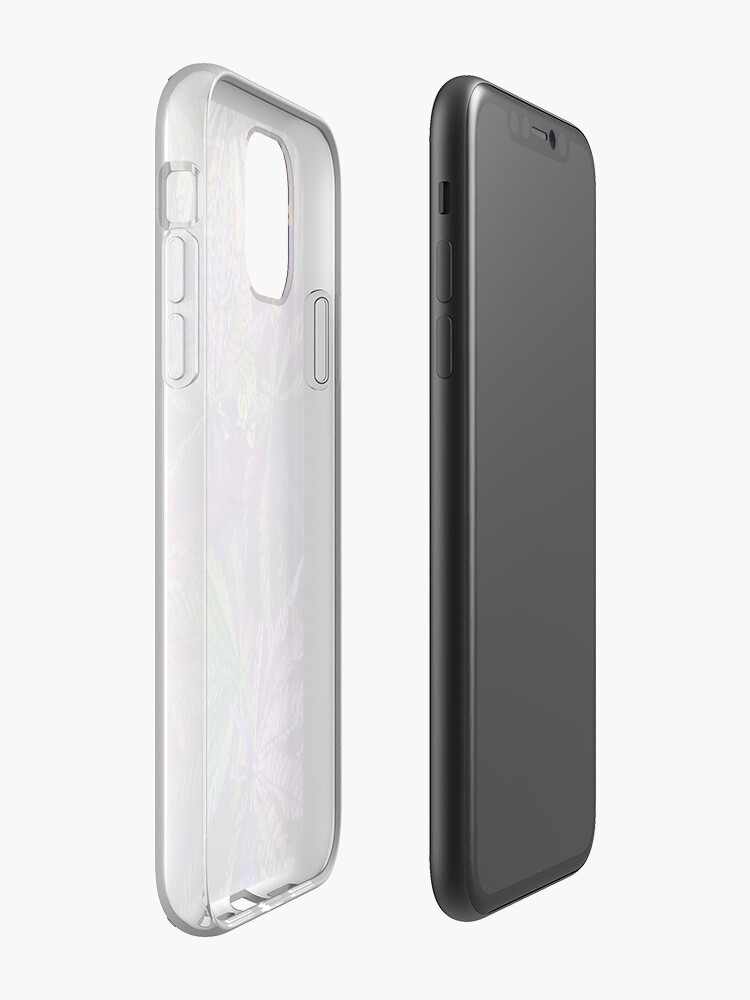 Alternate view of Psychedelic Marijuana Cannabis Leaves iPhone Case & Cover