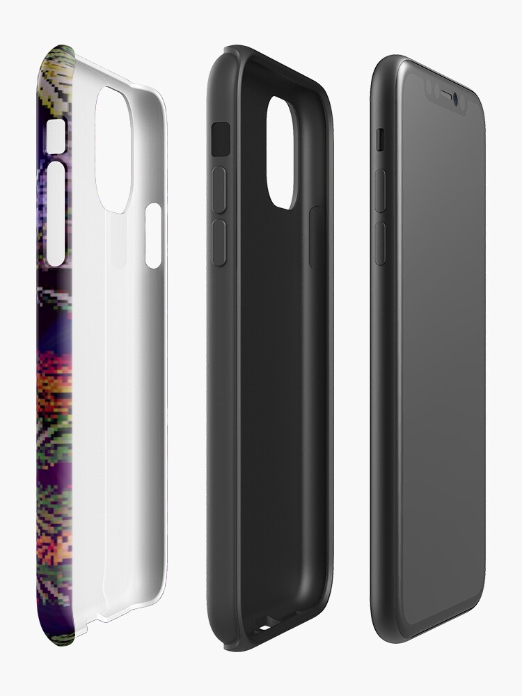 Alternate view of Psychedelic Marijuana Cannabis Leaves iPhone Case & Cover